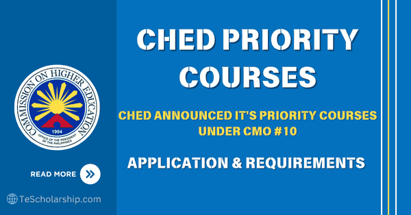 CHED Scholarship Priority Courses | Apply Now